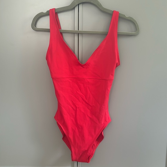 Shan one piece bathing suit, cherry red, size 8 - Picture 1 of 3